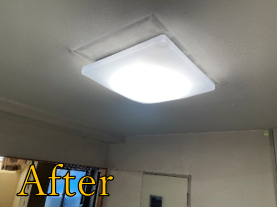 リネン施設照明器具ＬＥＤ化工事