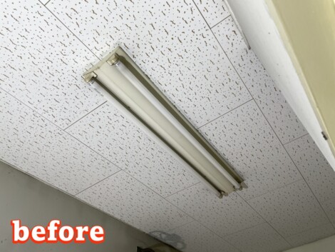 事務所ビル本館照明器具LED化工事