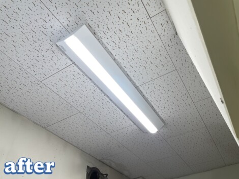 事務所ビル本館照明器具LED化工事
