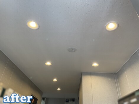 高齢者住宅共用部照明器具LED化工事