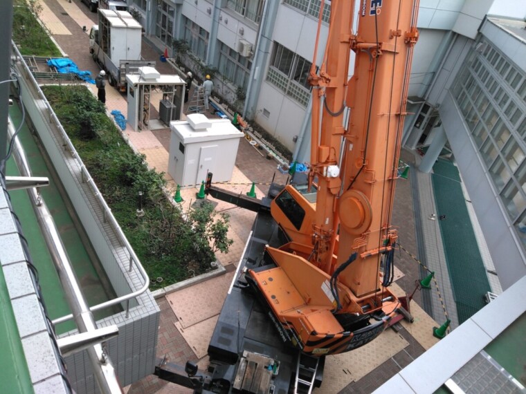 中学校　受変電設備取替工事